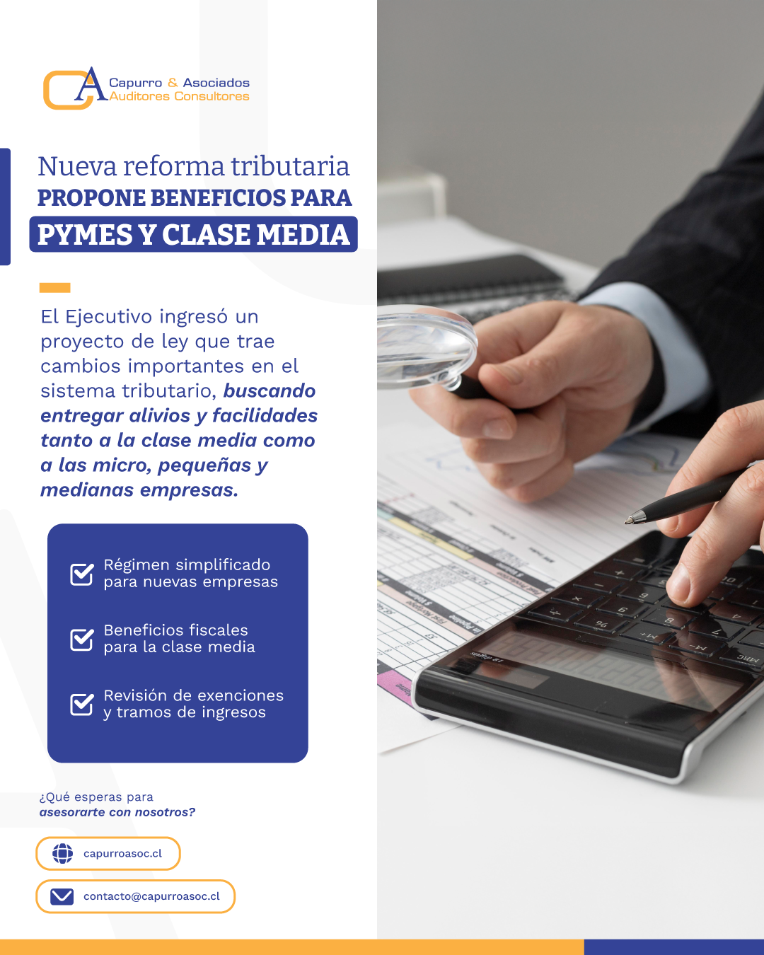 Reforma tributaria para empresas digitales